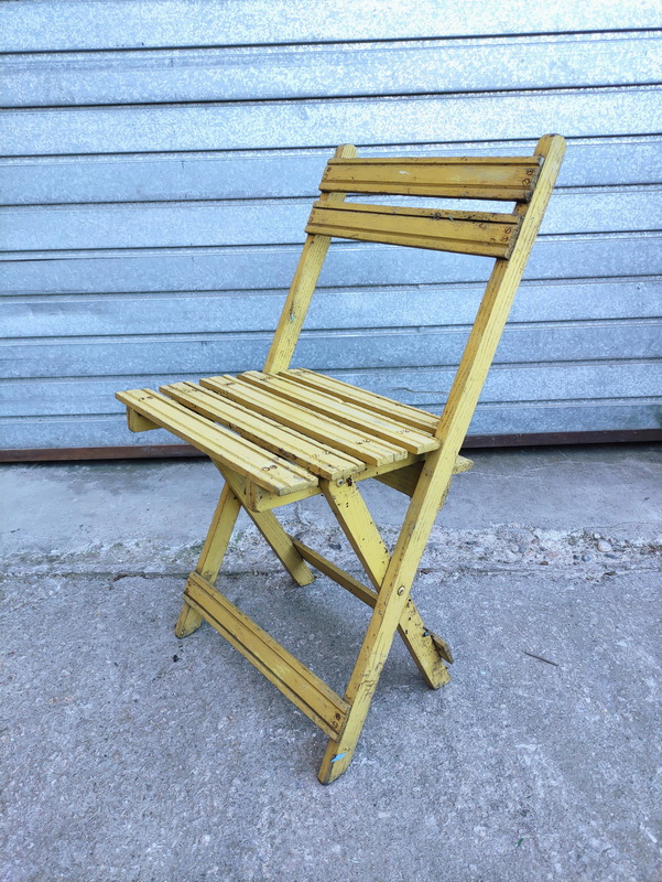 silla plegable espectaculo circo madera 45-77x40x42 t200u